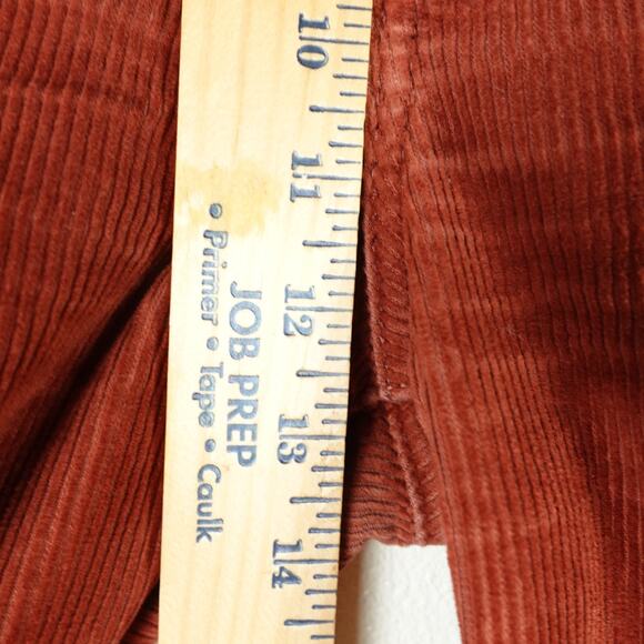 Levis Corduroy Pants Womens SZ 31 70s High Rise Flare Leg Bell Bottom Preppy - Picture 4 of 12